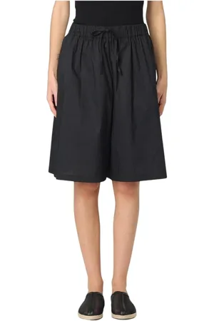 LIVIANA CONTI Femme, Shorts, Noir, Taille: 34 FR Shorts Noirs Taille Haute Élégants