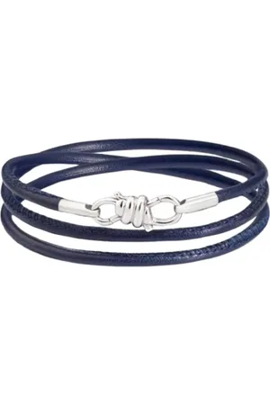 Dodo Femme, Accessoires, Bleu, Taille: 38 FR Bracelet en Cuir Bleu
