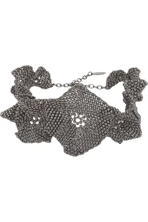 Brunello Cucinelli Femme, Accessoires, Gris, Taille: ONE Size Élégant Collier de Bijoux en Argent