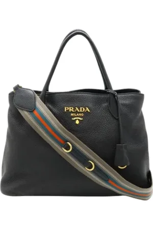 Prada Femme, Pre-owned, Noir, Taille: ONE Size Pre-owned Cuir sacs-prada