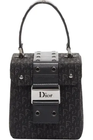 Dior Femme, Pre-owned, Noir, Taille: ONE Size Pre-owned Toile sacs-main