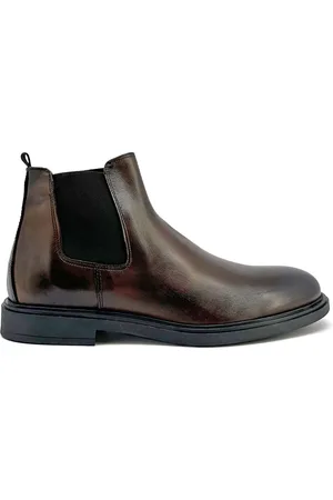 Duca Di Morrone Homme, Chaussures, Brun, Taille: 44 EU Bottines en Cuir de Luxe pour Homme