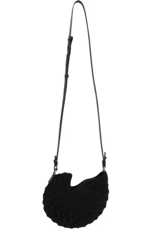 Chloé Femme, Sacs, Noir, Taille: ONE Size Sac à bandoulière en forme de coquillage au crochet