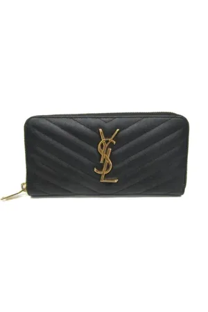 Saint Laurent Femme, Pre-owned, Noir, Taille: ONE Size Pre-owned Cuir petite-maroquinerie