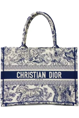 Dior Femme, Pre-owned, Bleu, Taille: ONE Size Pre-owned Coton cabas