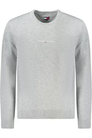 Tommy Hilfiger Homme, Pulls, Gris, Taille: XL Pull Homme en Laine Gris