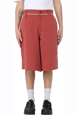 MARTINE ROSE Homme, Shorts, Rouge, Taille: L Shorts taille haute avec poches latérales