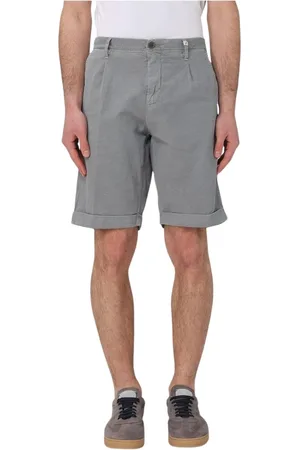 MYTHS Homme, Shorts, Gris, Taille: XL Shorts Relaxed à Revers Sable
