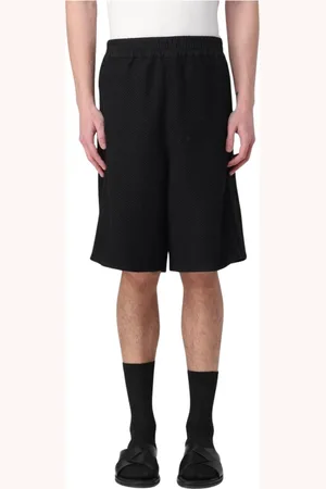Jil Sander Homme, Shorts, Noir, Taille: M Shorts en Coton Noir pour Homme