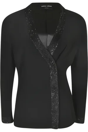 Giorgio Armani Femme, Vestes, Noir, Taille: 36 FR Collection de Vestes Élégantes