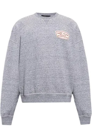 Dsquared2 Homme, Sweatshirts et sweats à capuche, Gris, Taille: S Sweat en coton à col rond