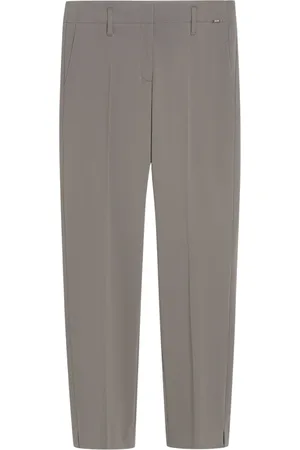 Cinque Femme, Pantalons, Brun, Taille: 42 FR Pantalon de style féminin à taille haute