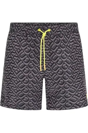 Guess Femme, Maillots de bain, Gris, Taille: 44 FR Maillot Bain Bermuda Tissu Synthétique Femme