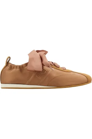 Salvatore Ferragamo Homme, Chaussures, Brun, Taille: 40 1/2 EU Baskets Lazo Marron