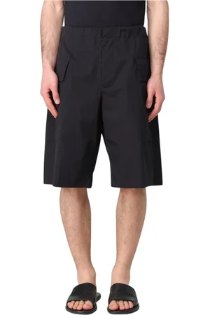 Jil Sander Homme, Shorts, Noir, Taille: S Shorts Noirs Modernes Sur Mesure