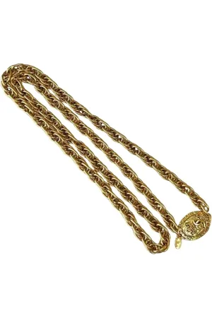 CHANEL Femme, Pre-owned, Jaune, Taille: ONE Size Pre-owned Metal ceintures