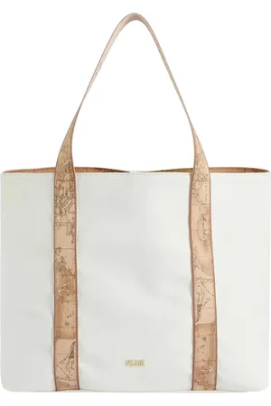 ALVIERO MARTINI 1A CLASSE Femme, Sacs, Blanc, Taille: ONE Size Sac de magasinage réversible en blanc