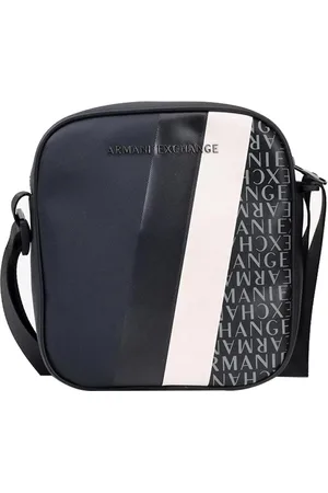 Armani Exchange Homme, Sacs, Bleu, Taille: ONE Size Sac à main moderne et polyvalent