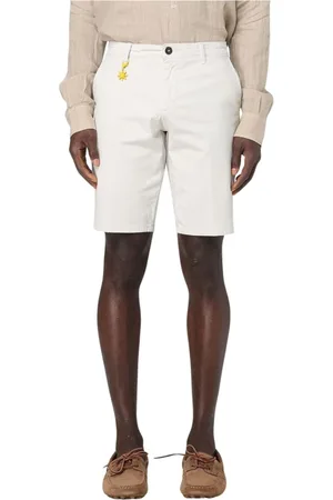 Manuel Ritz Homme, Shorts, Blanc, Taille: L Shorts Casual Bleu Clair Style Confort