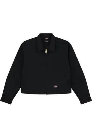 Dickies Femme, Vestes, Noir, Taille: 36 FR Veste Courte Non Doublée
