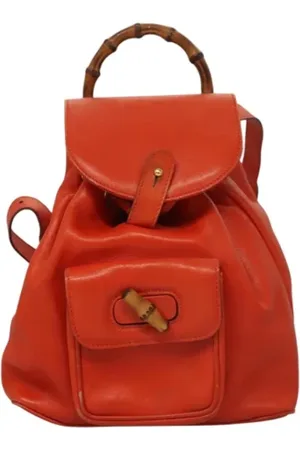 Gucci Femme, Pre-owned, , Taille: ONE Size Pre-owned Cuir sacs-dos