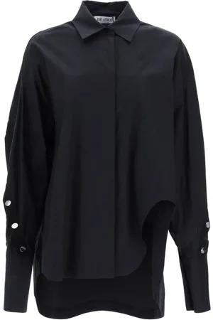 The Attico Femme, Blouses et Chemises, Noir, Taille: 36 FR Chemise Casual en Coton pour Homme
