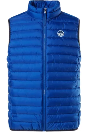 North Sails Homme, Vestes, Bleu, Taille: 2XL Gilet Bleu Crozet Coupe-vent Outdoor Tech