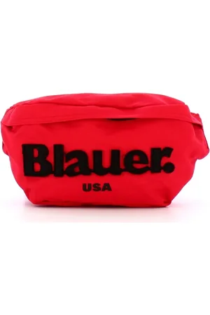 Blauer Homme, Sacs, Rouge, Taille: ONE Size Sac de Taille en Nylon Rouge Homme
