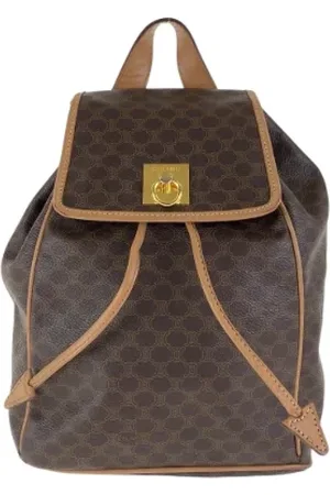 Céline Femme, Pre-owned, Brun, Taille: ONE Size Pre-owned Toile sacs-dos