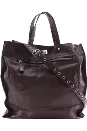 VALENTINO Femme, Pre-owned, Brun, Taille: ONE Size Pre-owned Cuir cabas
