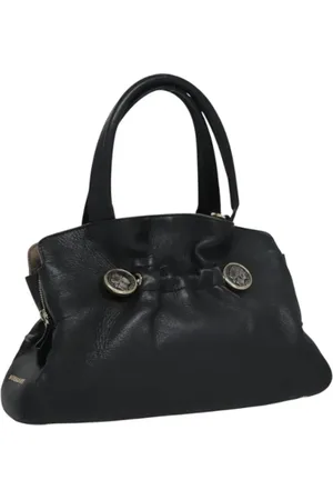 Bvlgari Femme, Pre-owned, Noir, Taille: ONE Size Pre-owned Cuir sacs-main