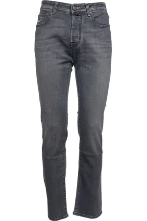 Jacob Cohen Homme, Jeans, Gris, Taille: W32 Jean Slim en Coton Gris Extensible