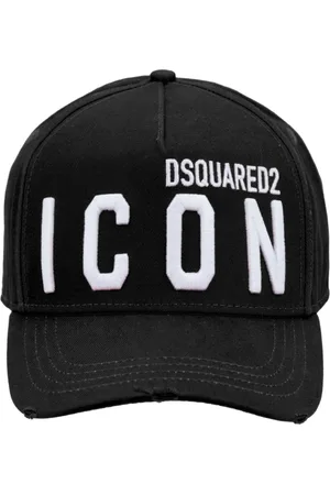 Dsquared2 Unisex, Accessoires, Noir, Taille: ONE Size Casquette de Baseball Iconique avec Fermeture à Boucle