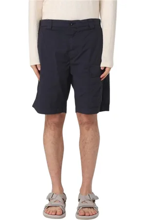 C.P. Company Homme, Shorts, Bleu, Taille: S Short Cargo Bleu avec Poches