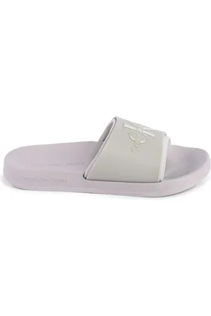 Calvin Klein Femme, Chaussures, , Taille: 38 EU Minimalist Logo Slides