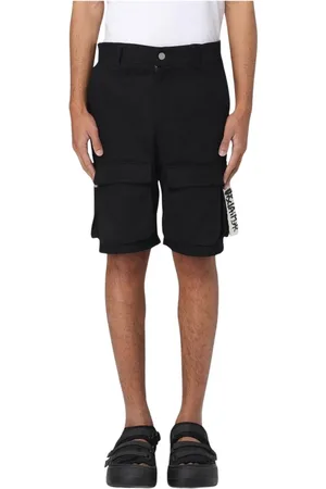 DISCLAIMER Homme, Shorts, Noir, Taille: S Shorts Cargo élégants avec poche latérale