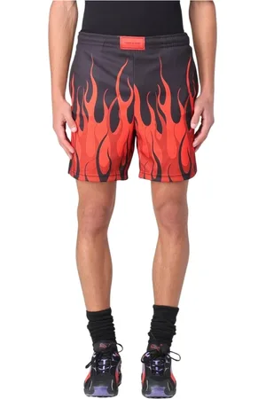 Vision Of Super Homme, Shorts, Rouge, Taille: S Shorts Homme Rouge Élégant
