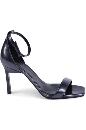 Calvin Klein Femme, Chaussures, Noir, Taille: 36 EU Sandale en Cuir Italien