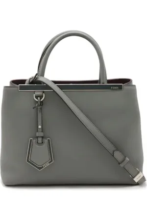 Fendi Femme, Pre-owned, Gris, Taille: ONE Size Pre-owned Cuir sacs-fendi