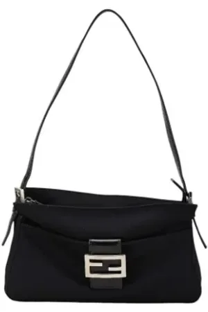 Fendi Femme, Pre-owned, Noir, Taille: ONE Size Pre-owned Cuir sacs-fendi