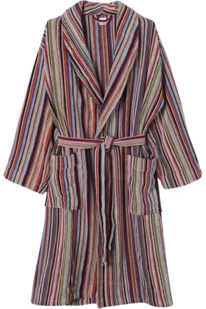Paul Smith Homme, Vêtements de nuit et de détente, Multicolore, Taille: S Peignoir à Rayures Multicolores
