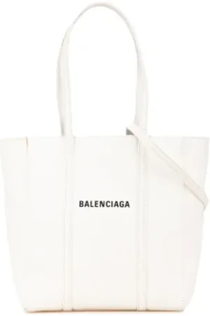 Balenciaga Femme, Pre-owned, Blanc, Taille: ONE Size Pre-owned Toile sacs-ports-paule