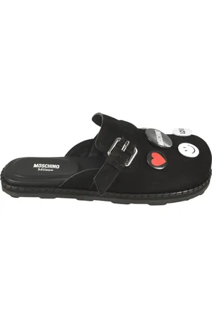 Moschino Femme, Chaussures, Noir, Taille: 37 EU Chaussures plates pour femmes