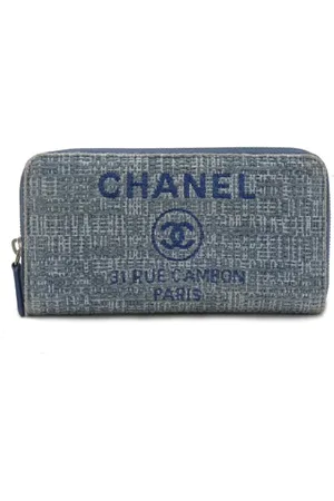 CHANEL Femme, Pre-owned, Bleu, Taille: ONE Size Pre-owned Cuir petite-maroquinerie