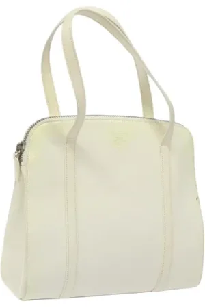 Prada Femme, Pre-owned, Blanc, Taille: ONE Size Pre-owned Cuir sacs-main