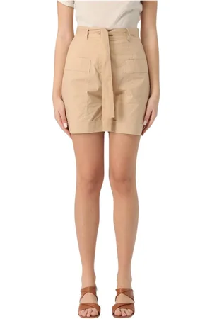 Liu Jo Femme, Shorts, , Taille: 36 FR Fuchsia HighWaisted Bermuda Shorts with Belt