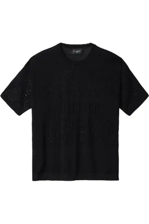 GAËLLE Homme, Tops, Noir, Taille: S T-shirt noir pour homme