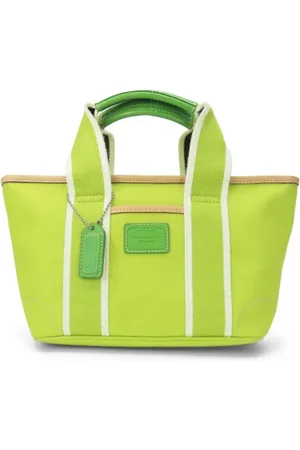 Coach Femme, Pre-owned, Vert, Taille: ONE Size Pre-owned Toile cabas