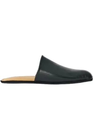 OUR LEGACY Homme, Chaussures, Noir, Taille: 41 EU Chaussons en Cuir Noir avec Bout Carré