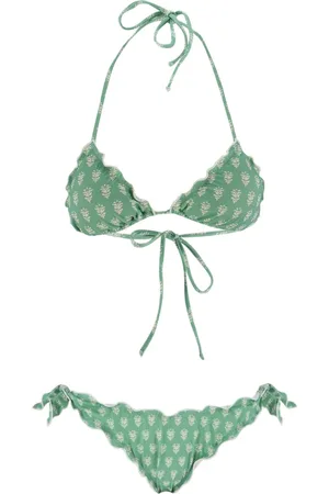 MC2 SAINT BARTH Femme, Maillots de bain, Vert, Taille: 42 FR Top d